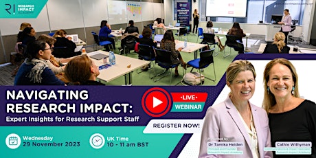 Navigating Research Impact: Expert Insights for Research Support Staff primary image
