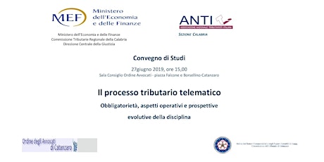 Imagem principal de Il processo tributario telematico