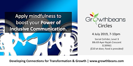 Apply Mindfulness to Boost your Power of Inclusive Communication primary image