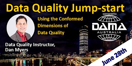 Brisbane Workshop - Data Quality Jump-Start primary image