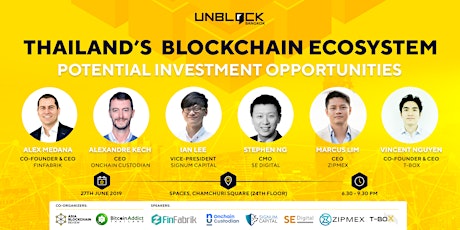 Unblock Bangkok - Thailand’s Blockchain Ecosystem: Potential Investment Opportunities primary image