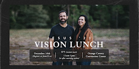 Vision Lunch at Jesus '23 primary image