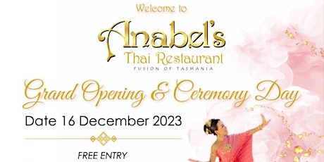 Grand Opening : Anabels Thai Of Tasmania primary image