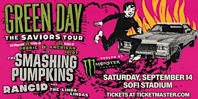 Imagem principal do evento Bus to Green Day in LA on 9/14 - Departs Huntington Beach at 4:30 PM