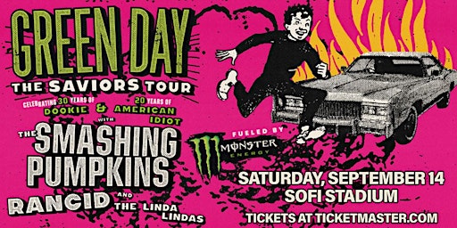 Hauptbild für Bus to Green Day in LA on 9/14 - Departs Laguna Niguel at 3:30 PM