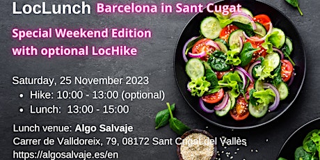 LocLunch  + hike  - Sant Cugat primary image