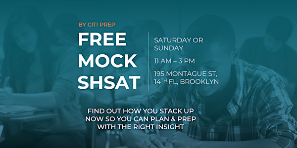Free Mock SHSAT + Same-day Score