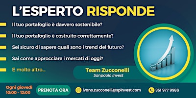 L'Esperto Risponde: Sportelli di Consulenza Finanziaria Gratuita primary image