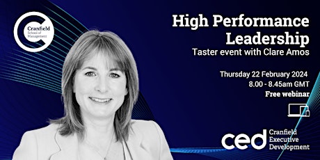 High Performance Leadership - taster event primary image