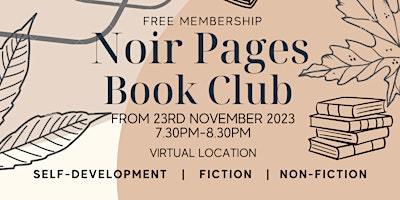 Imagen principal de Pages Noir Book Club (Virtual)