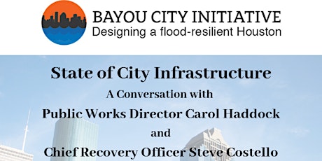 Bayou City Initiative: Flood Resiliency and the State of City Infrastructure   primary image