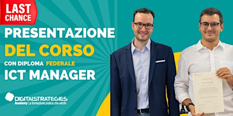 Presentazione online del Corso con Diploma Federale in ICT Manager  primärbild