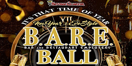 Primaire afbeelding van 2024 New Year's B.A.R.E. Ball at Seville Quarter