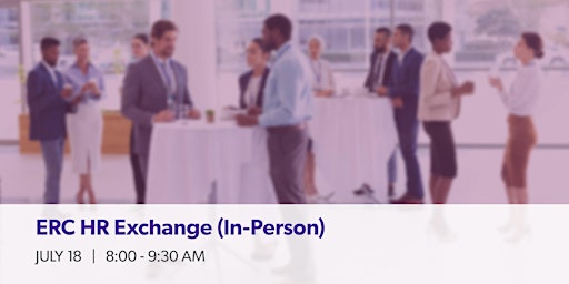 Imagem principal do evento ERC HR Exchange (In-Person)