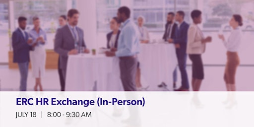 Imagen principal de ERC HR Exchange (In-Person)