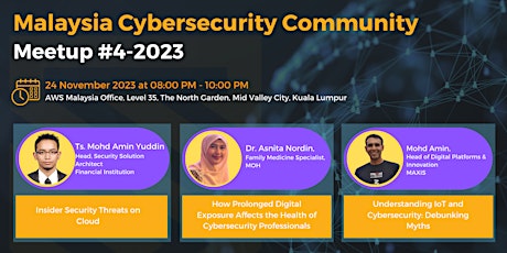 Imagen principal de rawSEC - Malaysia CyberSecurity Meetup #4