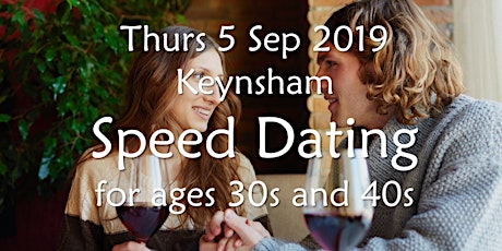 Speed Dating- Keynsham (Ages 30s & 40s)- BABS (Bath & Bristol Singles) primary image