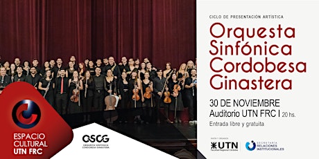 Orquesta Sinfónica Cordobesa Ginastera  en Espacio Cultural UTN FRC primary image