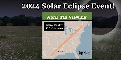 Immagine principale di 2024 Solar Eclipse Viewing at Moose and Goose Winery 