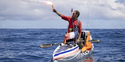 Imagem principal do evento Solo Kayak To Hawaii with Cyril Derreumaux @ Mantra Wines