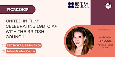Image principale de United in Film: Celebrating LGBTQIA+ with the British Council