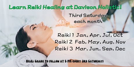 Reiki 3 Master Level Certification Class