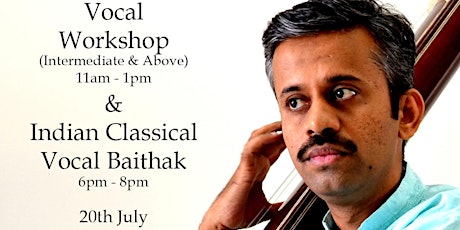 Indian Classical Music: Vocal Workshop and Baithak (Concert) primary image