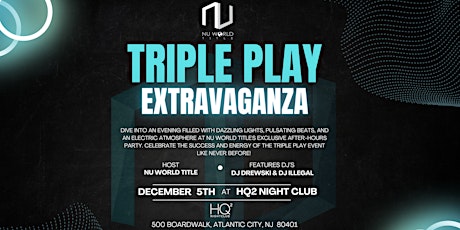 NU World Title- Triple Play Extravaganza primary image