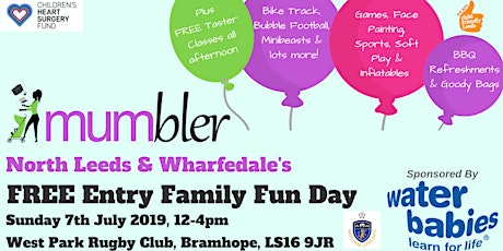 North Leeds & Wharfedale Mumbler FREE Entry Family Fun Day primary image