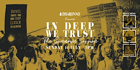 Primaire afbeelding van IN DEEP WE TRUST - Rooftop Session