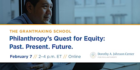 Imagem principal do evento Philanthropy’s Quest for Equity: Past. Present. Future.
