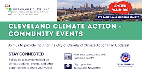 Image principale de City of Cleveland Climate Action Community Engagement Series | Clark-Fulton