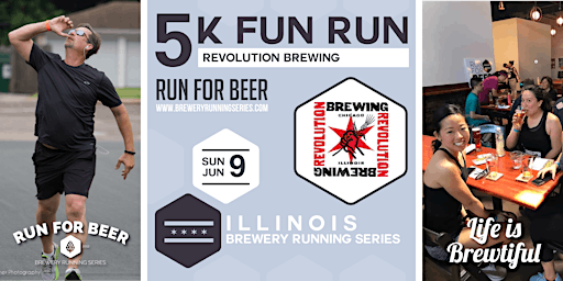 Hauptbild für 5k Beer Run x Revolution Brewing | 2024 Illinois Brewery Running Series