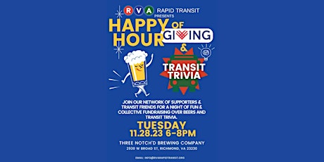 Transit Trivia & Giving Tuesday 2023 Fundraiser primary image