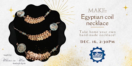 Imagen principal de MAKE: Egyptian Coil Necklace