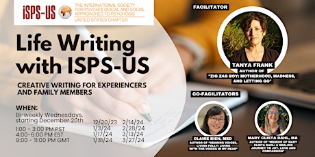 Life Writing with ISPS-US primary image