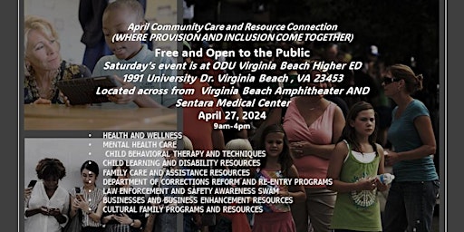 Imagem principal do evento April Community Care and Resource Connection