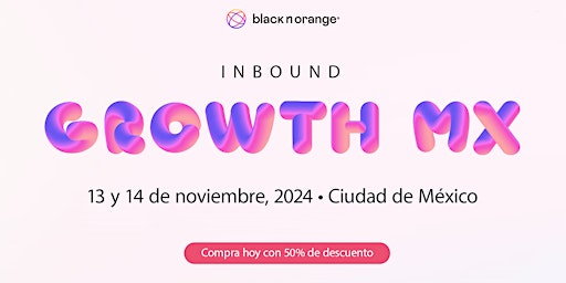 Imagem principal do evento Inbound Growth MX 2024