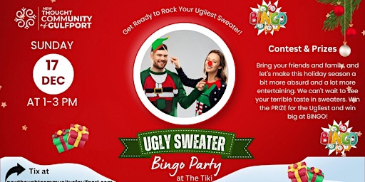 Image principale de Holiday Ugly Sweater Contest and Bingo Party