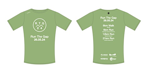 Run The Gap 24.05.24 - Event T-SHIRT (if not ordered with Reg.)