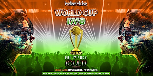 World Cup Rave at Cult, Sydney primary image
