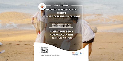 Primaire afbeelding van ASCENDtials Climate Cares Beach Cleanup Event at Silver Strand Beach