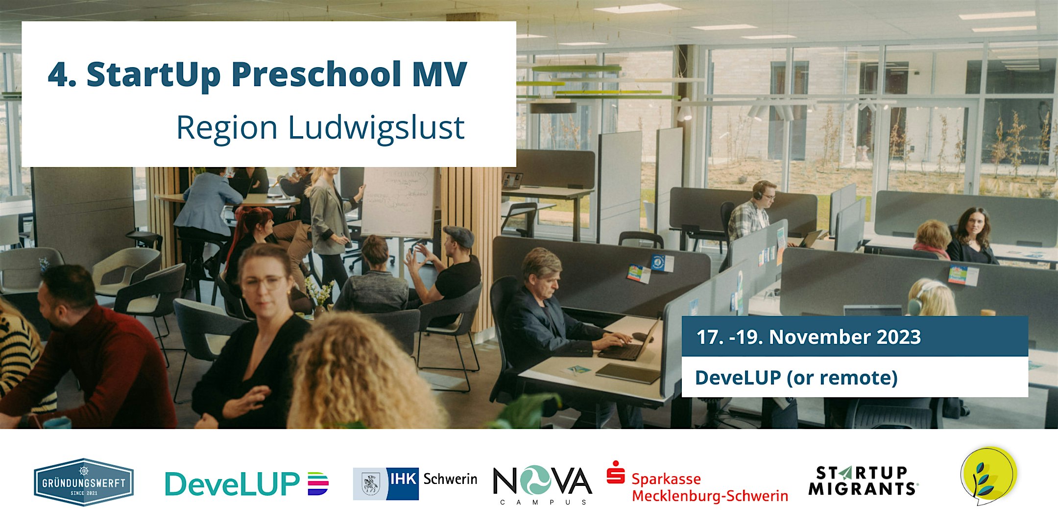 Veranstaltungsbild für die Veranstaltung Preschool Ludwigslust - First hybrid Preschool for Mecklenburg-Vorpommern