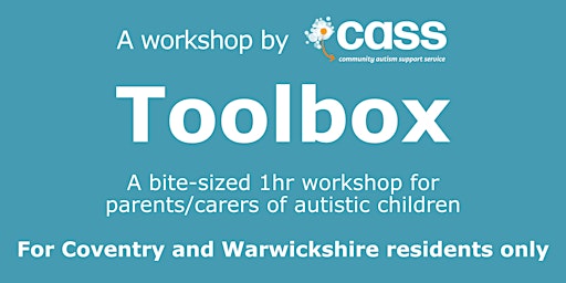 Autism and sleep – CASS Parent Toolbox session primary image