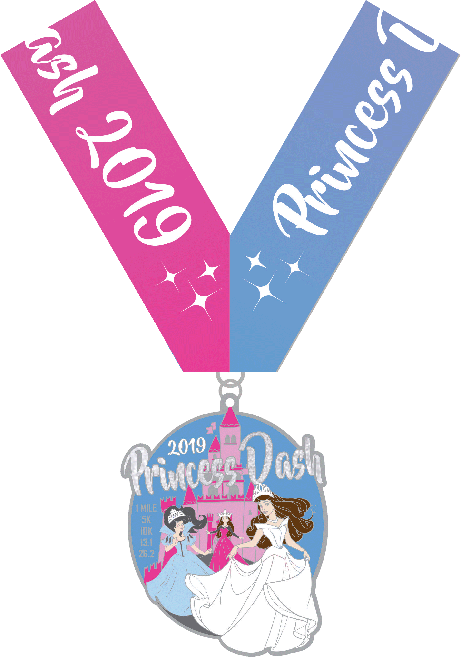 2019 Princess Dash 1 Mile, 5K, 10K, 13.1, 26.2 - Arlington
