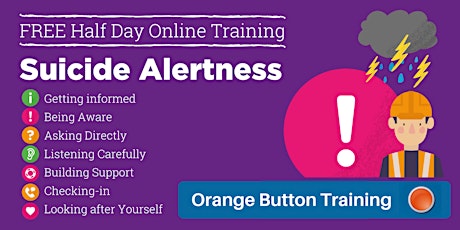 Imagem principal do evento Suicide Alertness: Orange Button Training (29/02/2024)