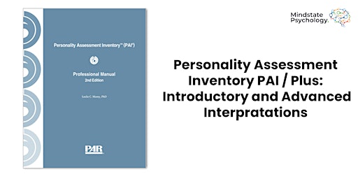 Primaire afbeelding van Personality Assessment Inventory PAI / Plus (Full -day online)