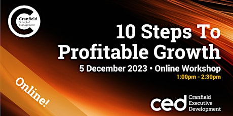 10 Steps to Profitable Growth  primärbild