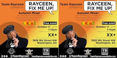 "Rayceen, Fix Me Up!" Autumn Mixer