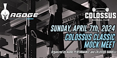 Primaire afbeelding van Colossus Classic - Mock Powerlifting Meet